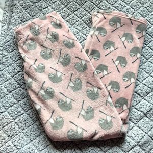 super soft sloth pajama pants